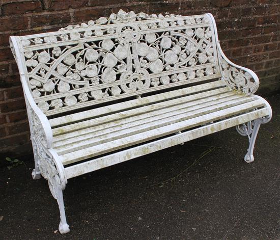 Cast iron bench